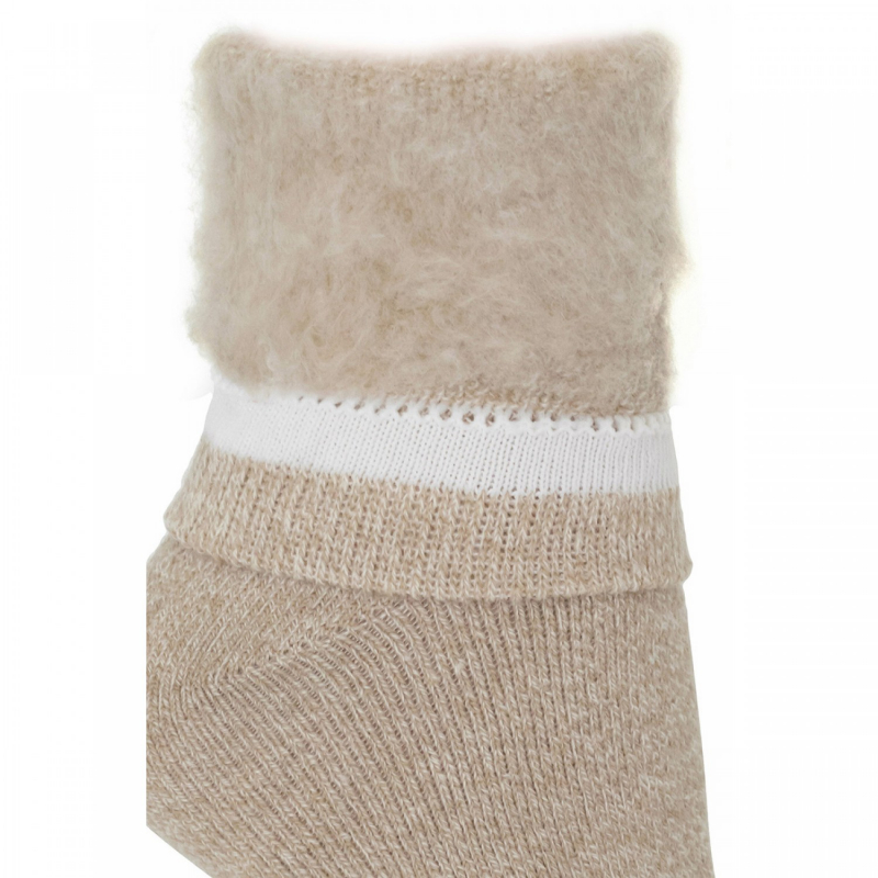 фото Женские носки feltimo thermal бежевые с начёсом