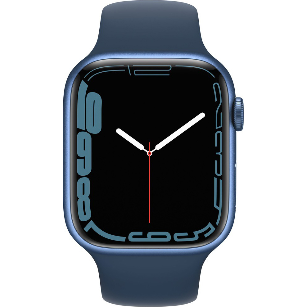 Умные часы Apple Watch Series 7 MKN83RU/A Синий омут