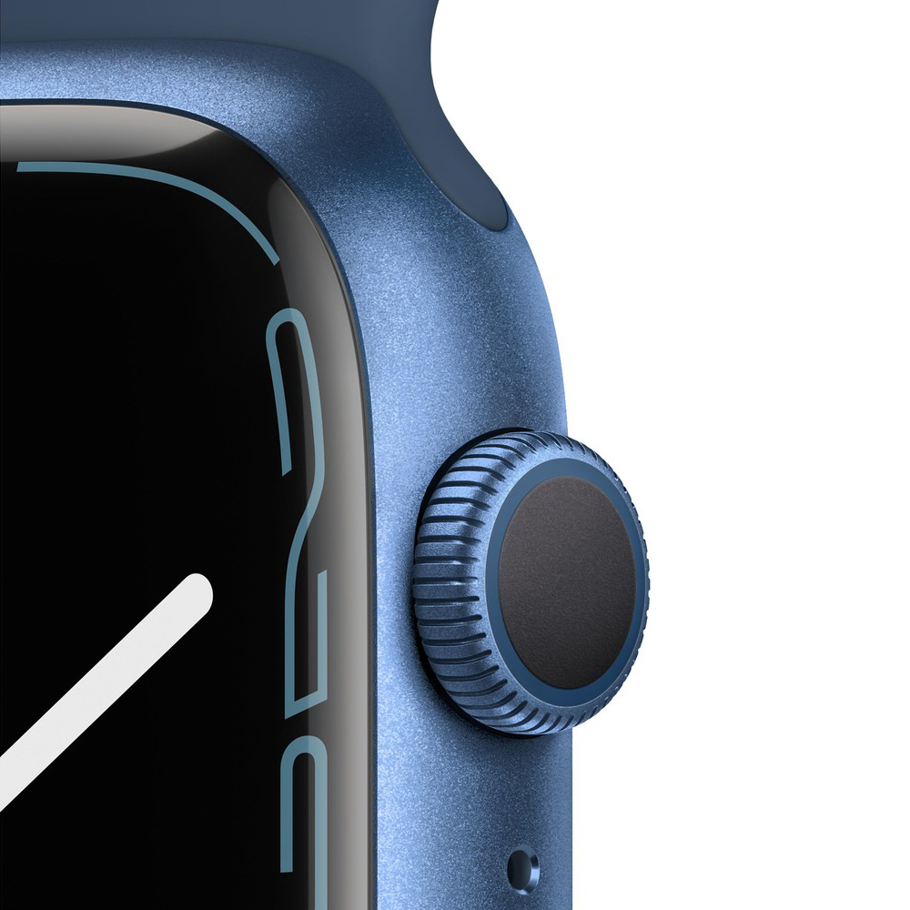 Умные часы Apple Watch Series 7 MKN83RU/A Синий омут