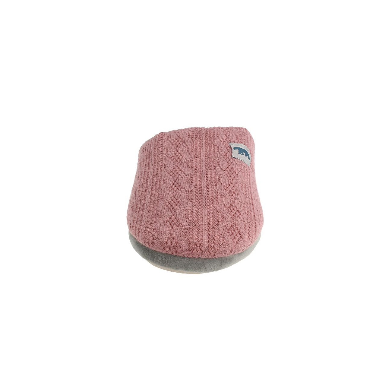 фото Женские тапочки de fonseca roma серые с розовым р.36-37