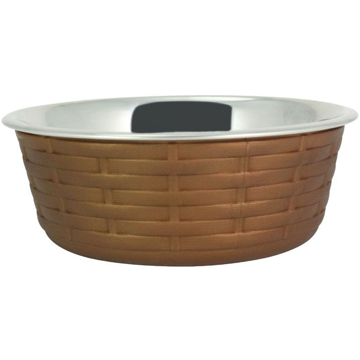 фото Миска для животных foxie woven fusion bowl 14x5 см 400 мл