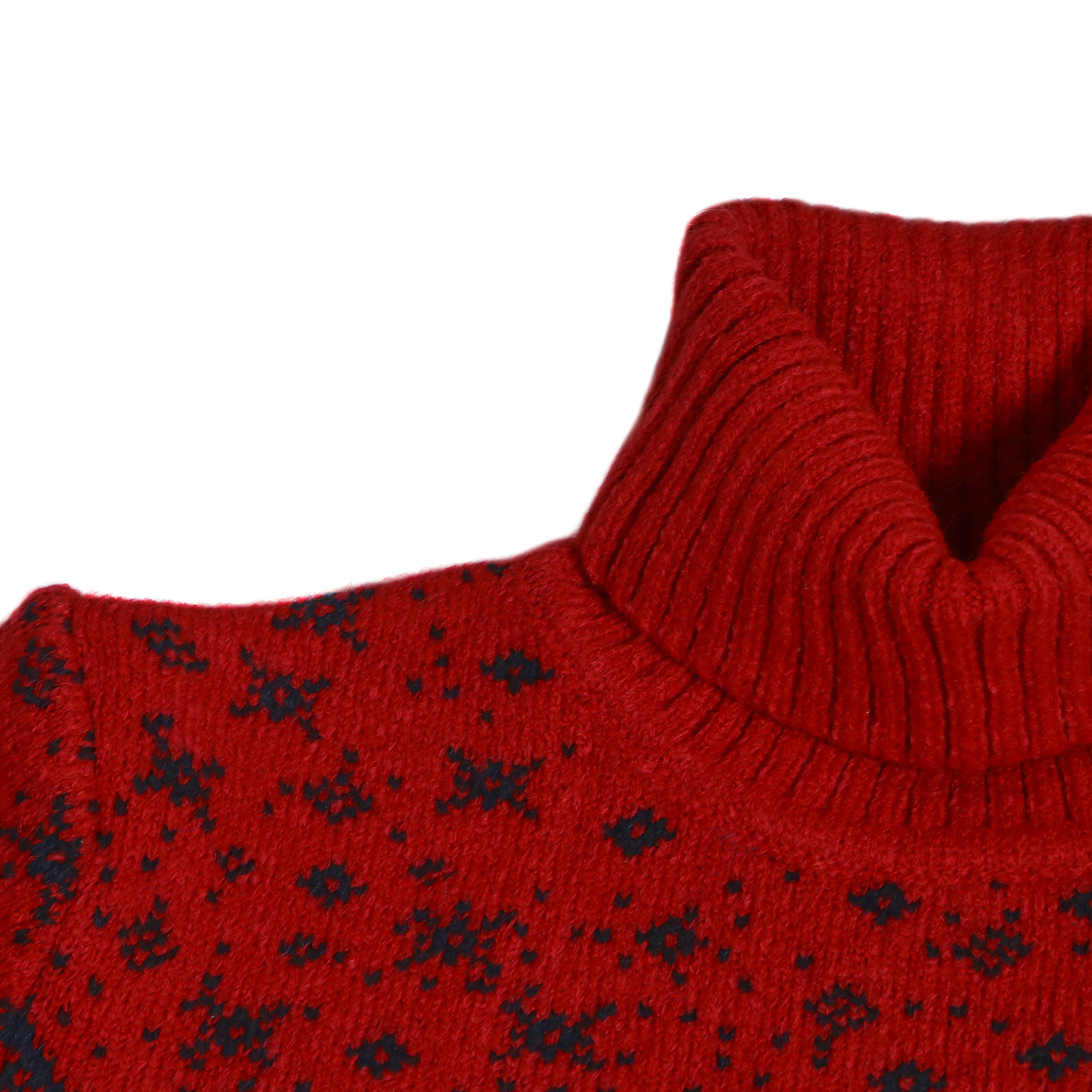 Мужской свитер Pulltonic Олень белый, цвет красный, размер M - фото 2