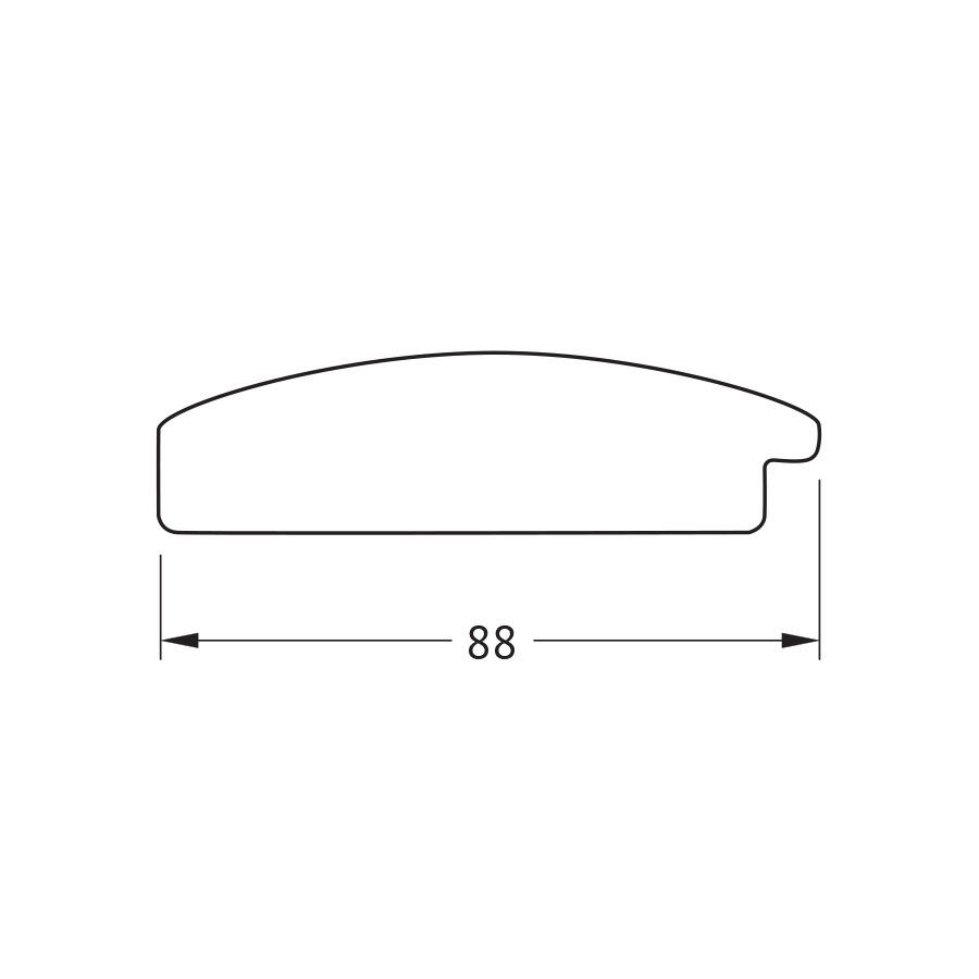 фото Зеркало с гравировкой в багетной раме evoform - серебряная кольчуга 88 mm 57x74 cm