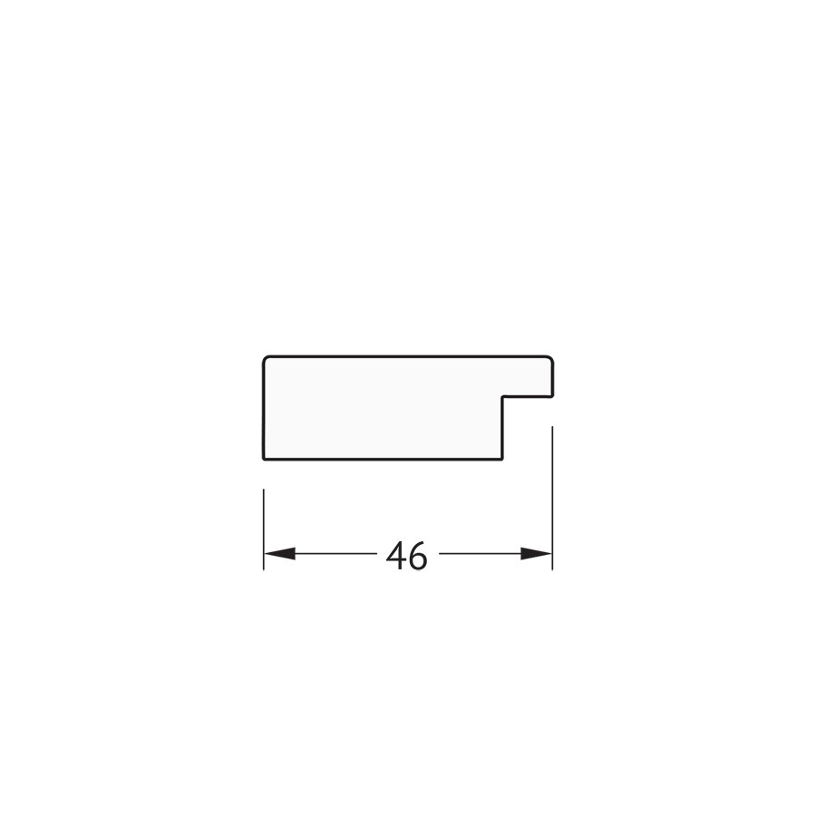 фото Зеркало в багетной раме evoform - чеканка белая 46 mm 53x68 cm