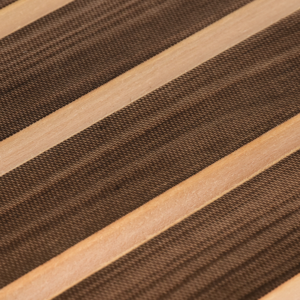 Коврик деревянный Банные штучки обожжённая липа 34х34х3 см, цвет коричневый - фото 3