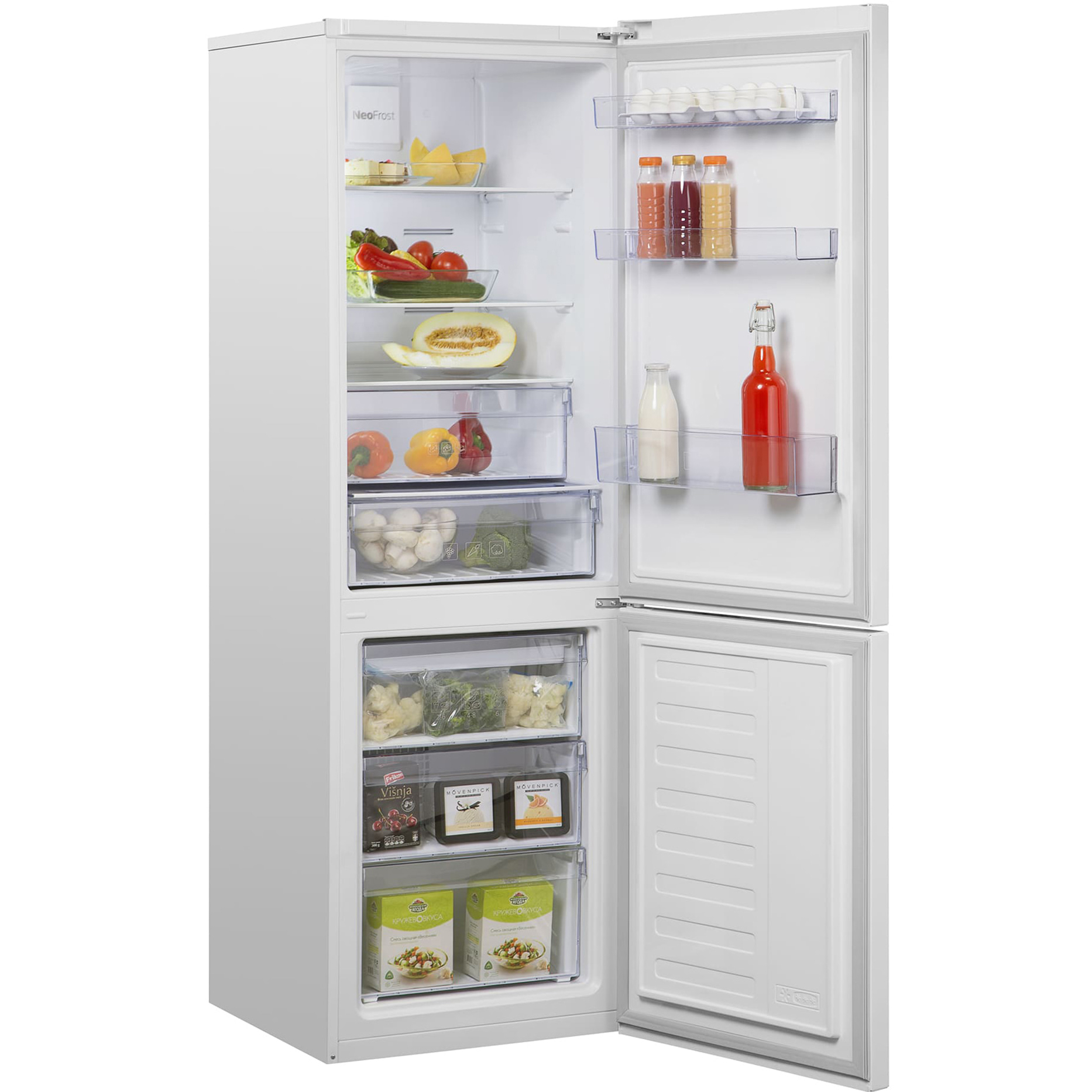 Холодильник BEKO RCNK365E20ZW, цвет белый - фото 2