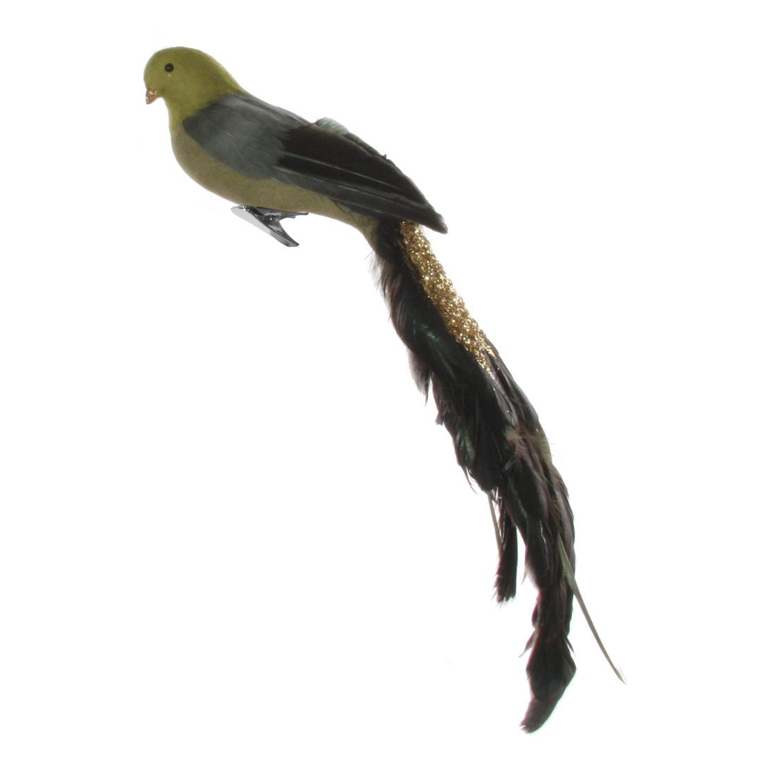 фото Подвеска shishi ny птица зеленая 45 см