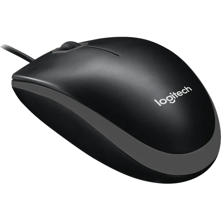 Компьютерная мышь Logitech B100 (910-003357) черный