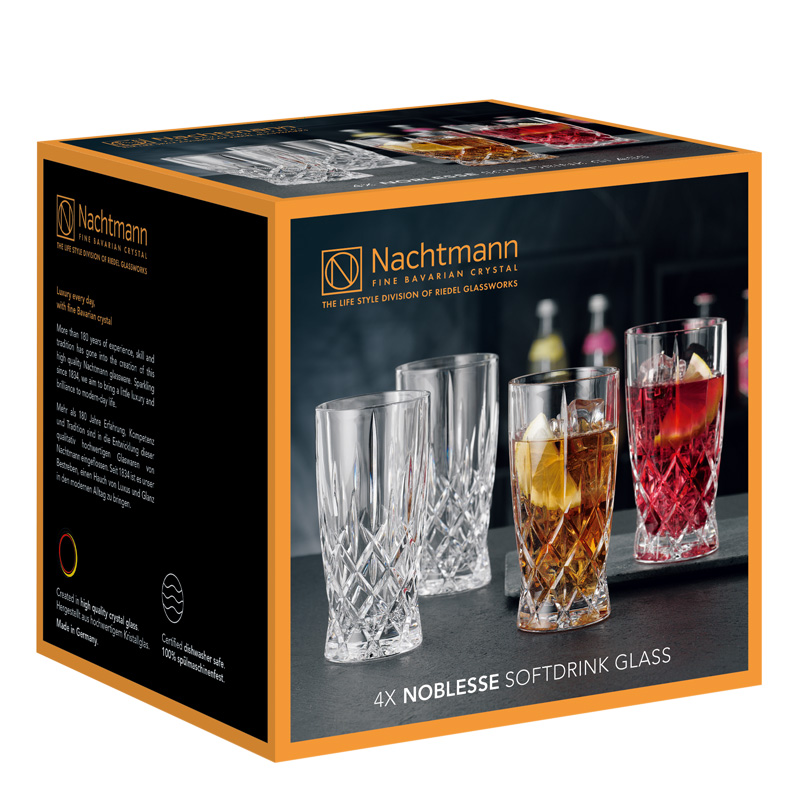 Набор Nachtmann Noblesse 4 стакана 350 мл, цвет прозрачный - фото 3