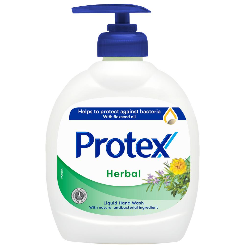 фото Антибактериальное жидкое мыло для рук protex herbal, 300 мл