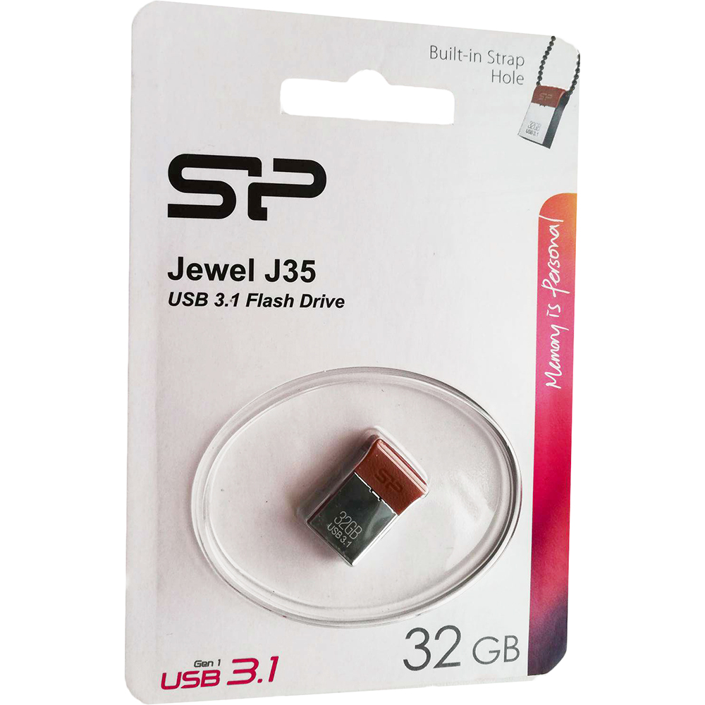 Флеш-накопитель Silicon Power Jewel J35 SP032GBUF3J35V1E 32 Гб, цвет серебристый - фото 3