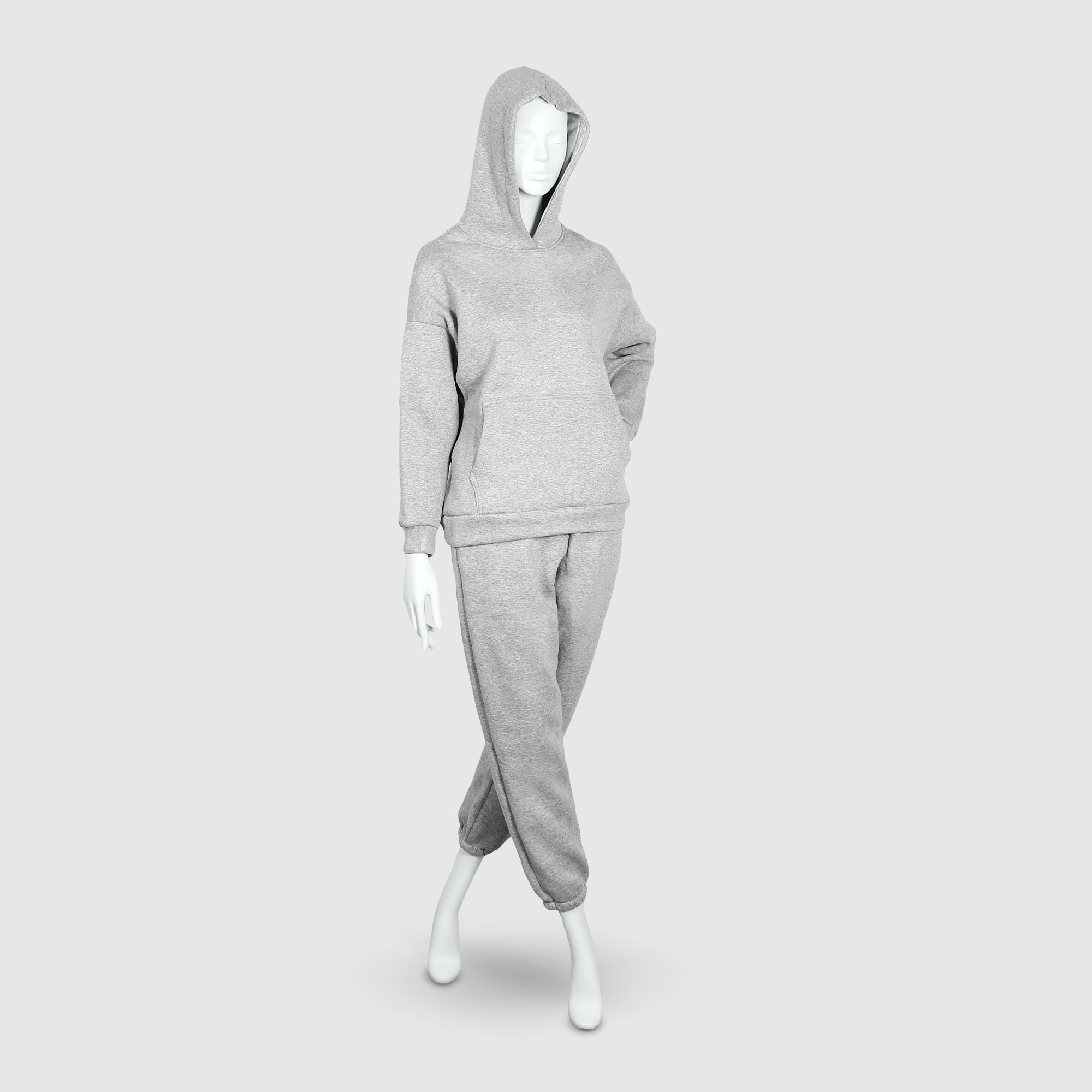 Женские брюки Svelly светло-серые, цвет светло-серый, размер 44 - фото 4