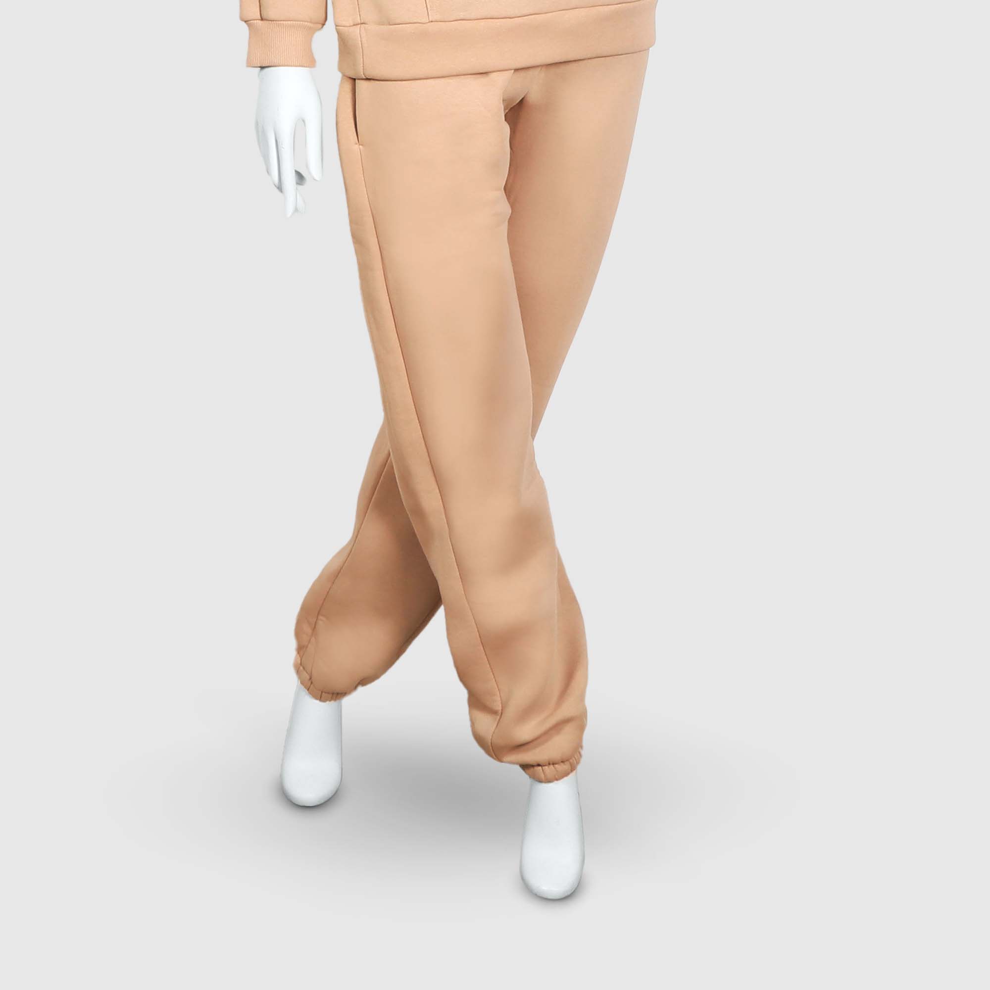 Женские спортивные брюки Svelly экрю, размер 50 - фото 1
