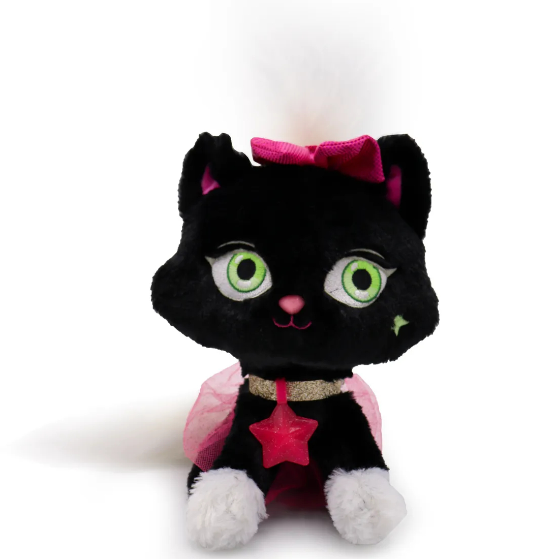 фото Игрушка мягкая shimmer stars котенок черный