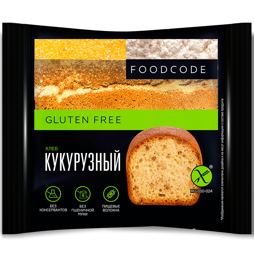 Хлеб Foodcode Кукурузный, 200 г