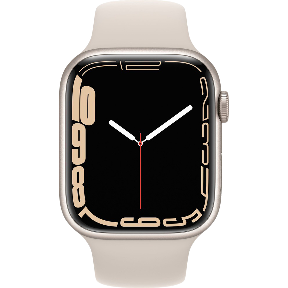 Смарт-часы Apple Watch Series 7 45 мм MKN63RU/A сияющая звезда