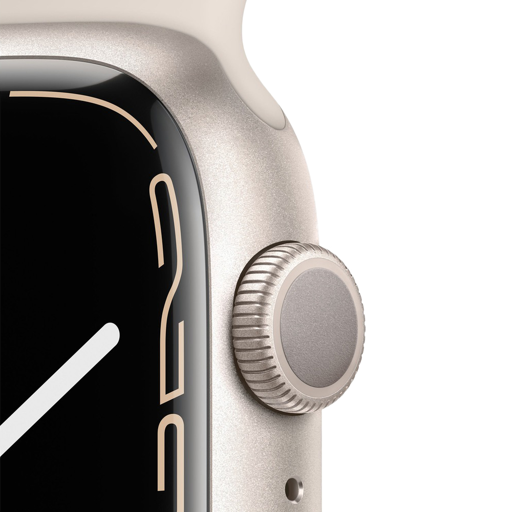 Смарт-часы Apple Watch Series 7 45 мм MKN63RU/A сияющая звезда