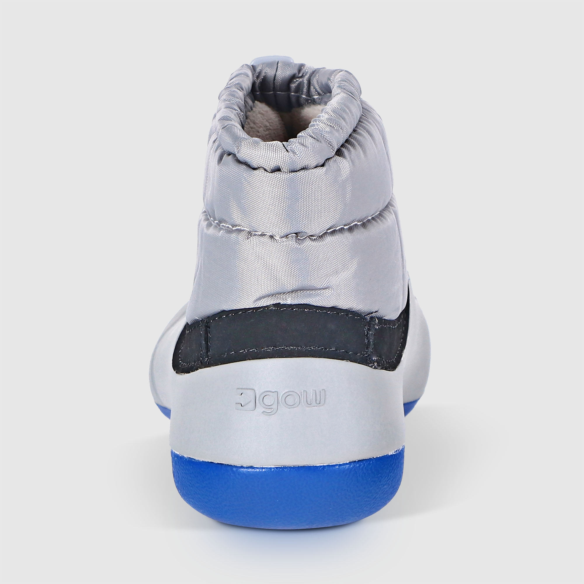 

Утеплённые женские полусапоги Gow серые с голубым (2G.PS.C), Голубой;серый