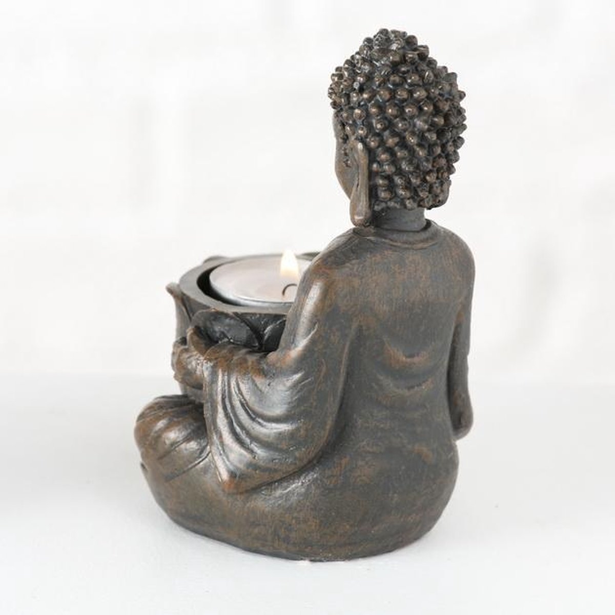 Подсвечник Boltze Будда для чайной свечи 9х14см - фото 2