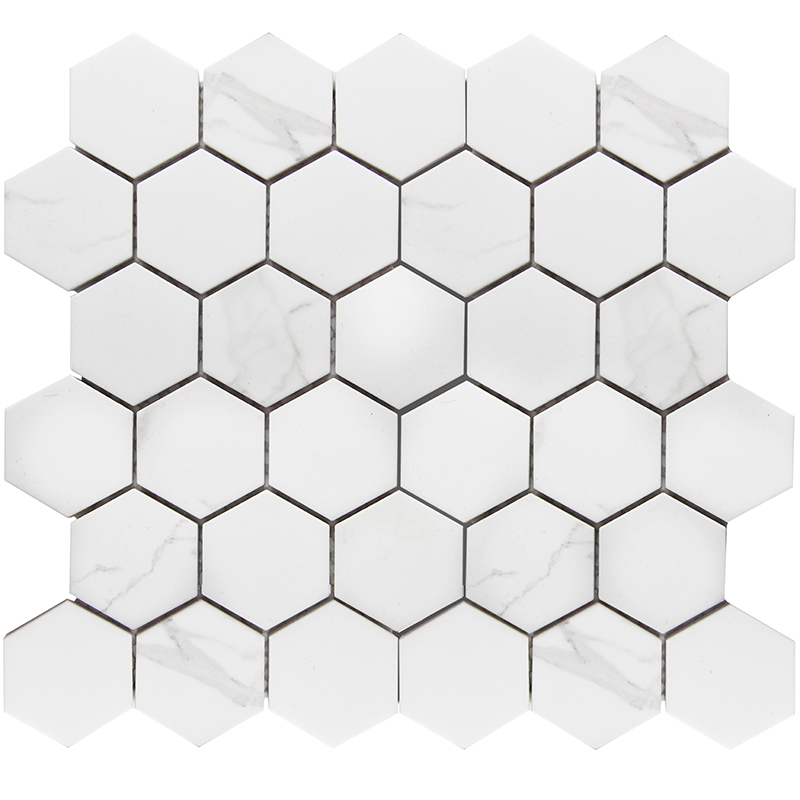 фото Мозаика starmosaic hex.small carrara m. 271х282х6