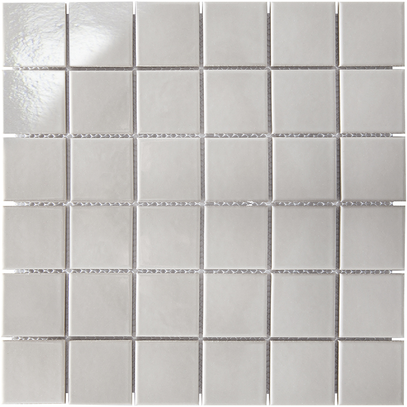 фото Мозаика starmosaic 48x48 grey glossy 306х306х6