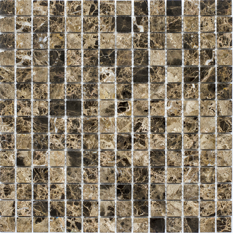 фото Мозаика starmosaic 20x20 dark emperador polished 305x305х4