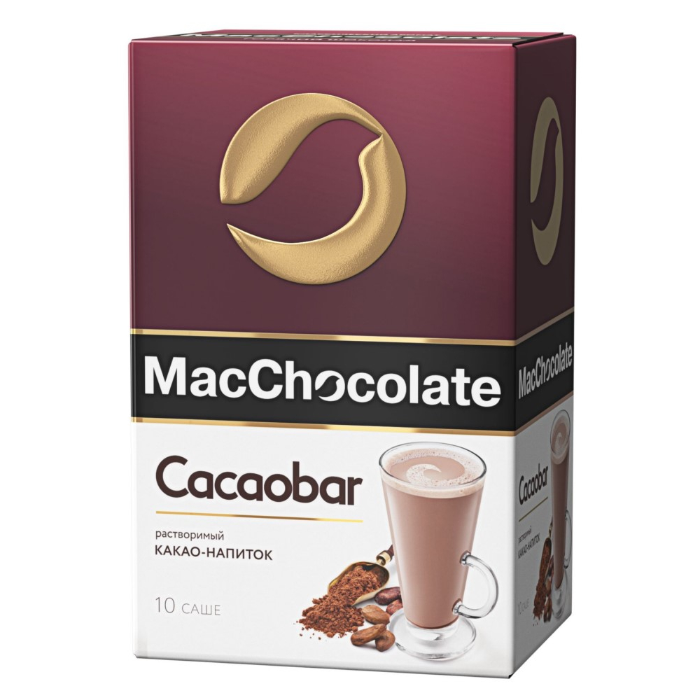 Какао MacChocolate Cacaobar 20г х 10пак