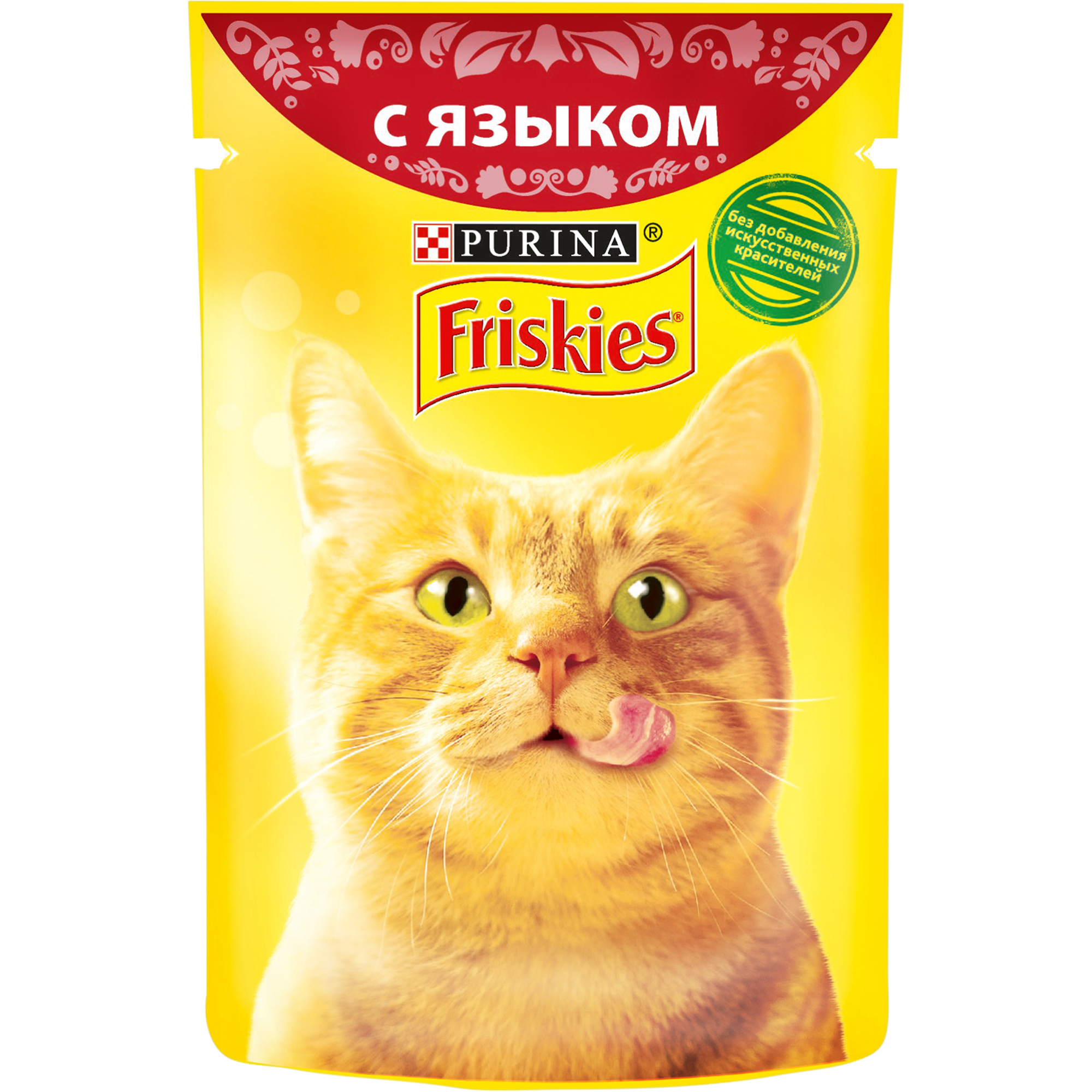 фото Корм для кошек friskies с языком в подливе 85 г