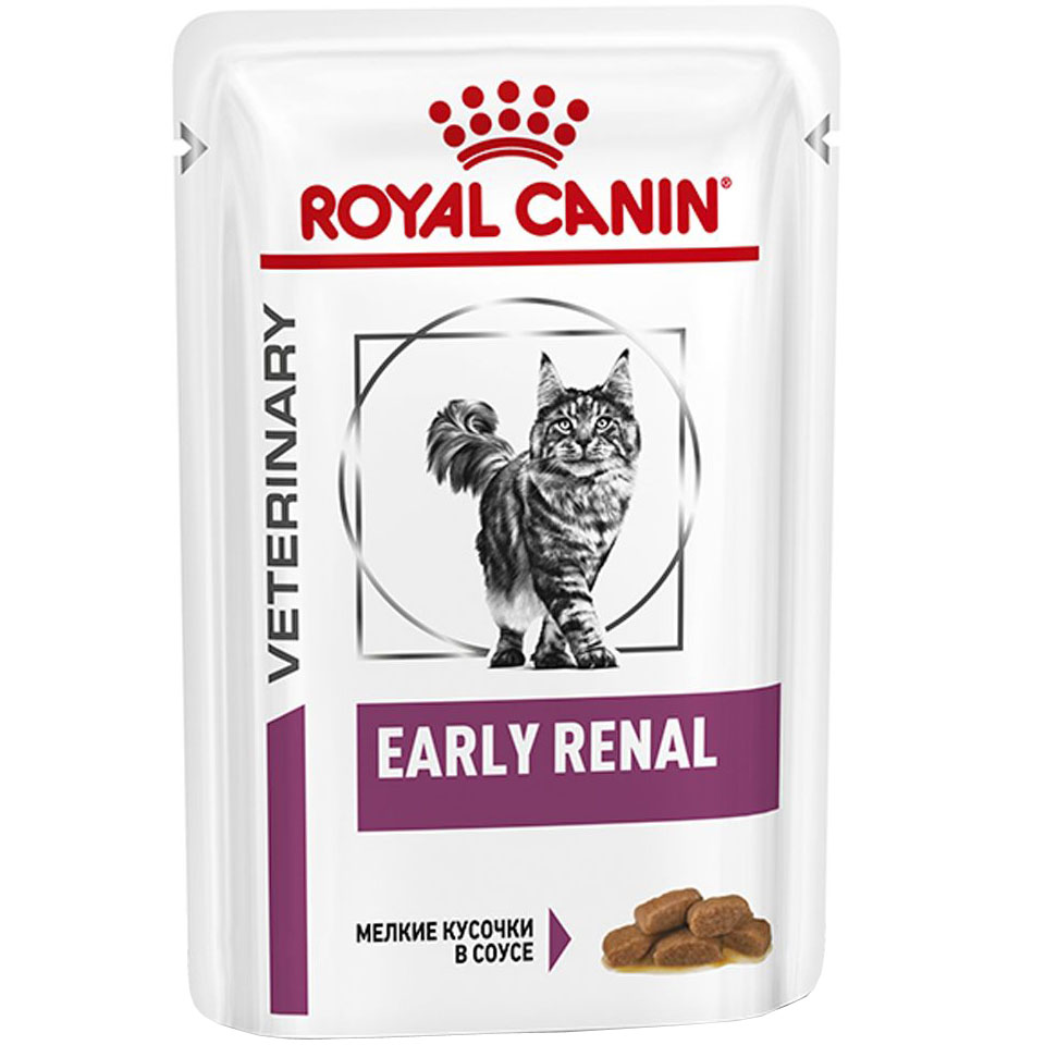 фото Корм для кошек royal canin vet diet early renal при ранней стадии почечной недостаточности 85 г
