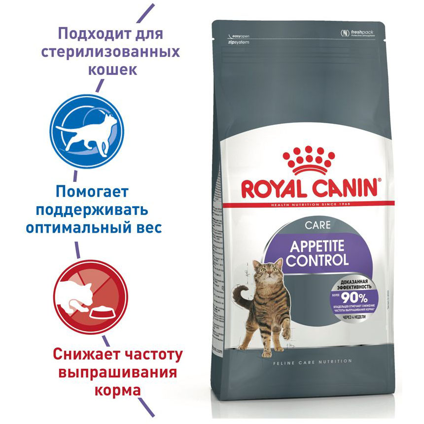 фото Корм для кошек royal canin sterilized appetite control care 400 г