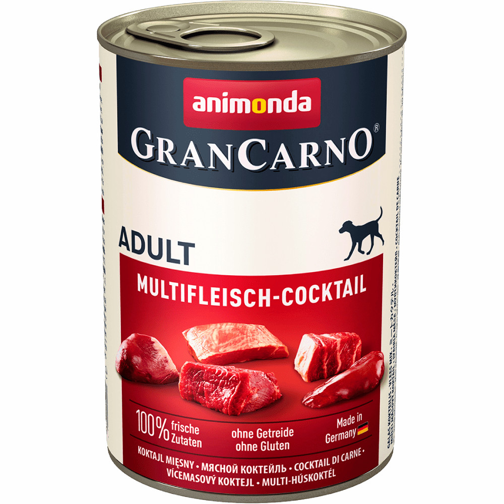Корм для собак ANIMONDA Gran Carno мясной коктейль 400 г