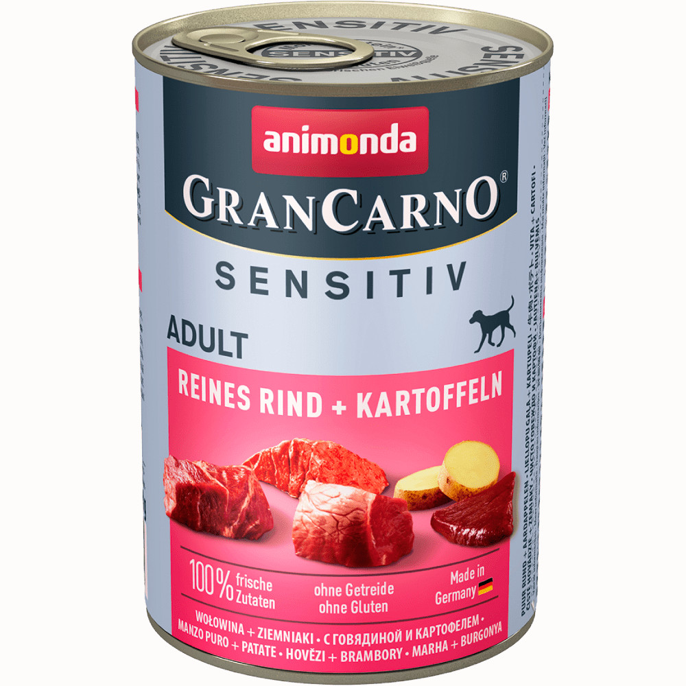 фото Корм для собак animonda gran carno с говядиной и картошкой 400 г