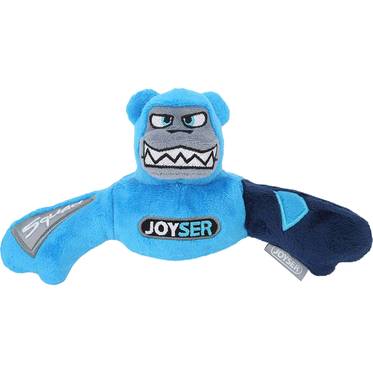 

Игрушка для собак Joyser Squad Медведь J-Bear с пищалкой S/M голубой 19 см, Голубой;синий