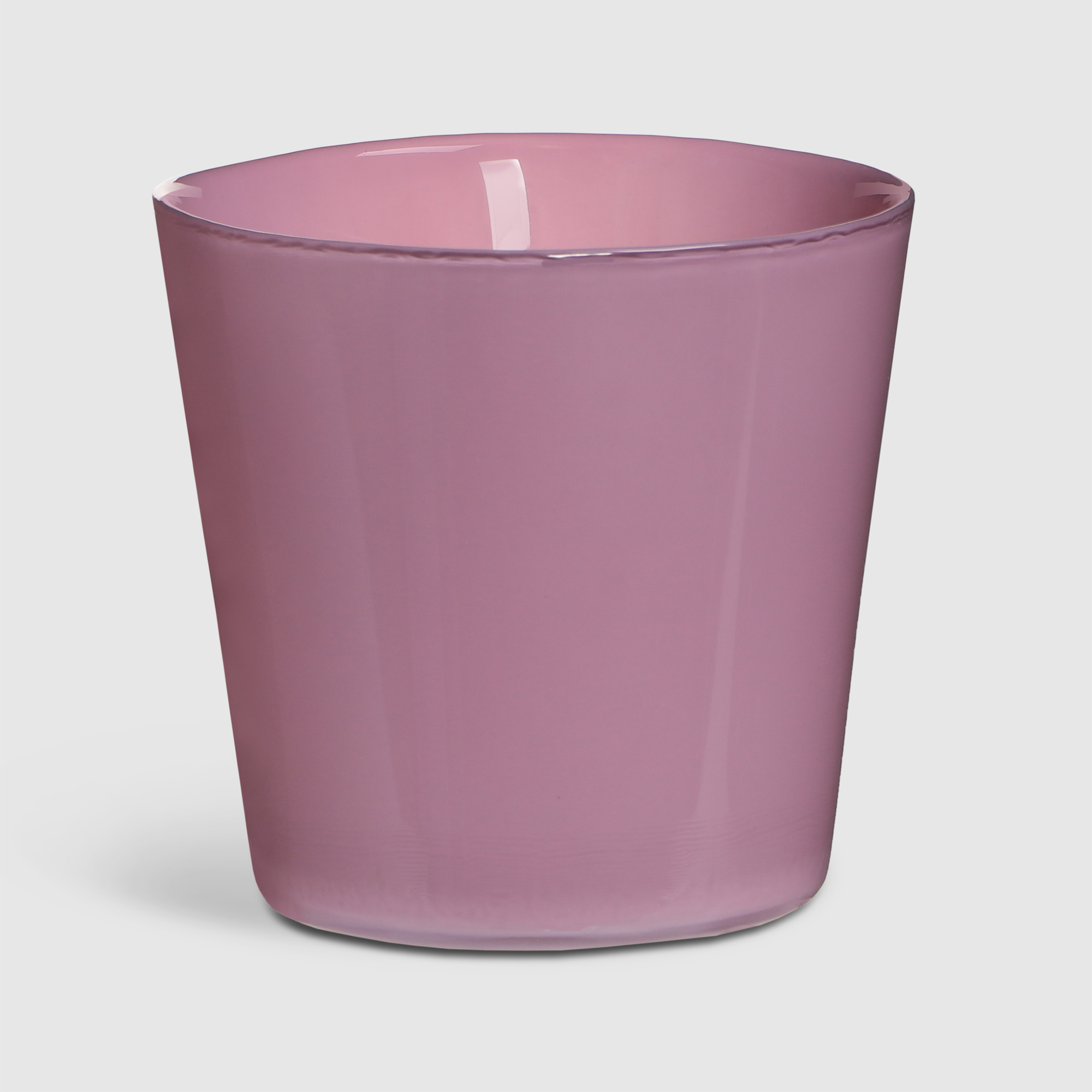 Ваза Hakbijl glass Conny 13,5х12,5 см розовая