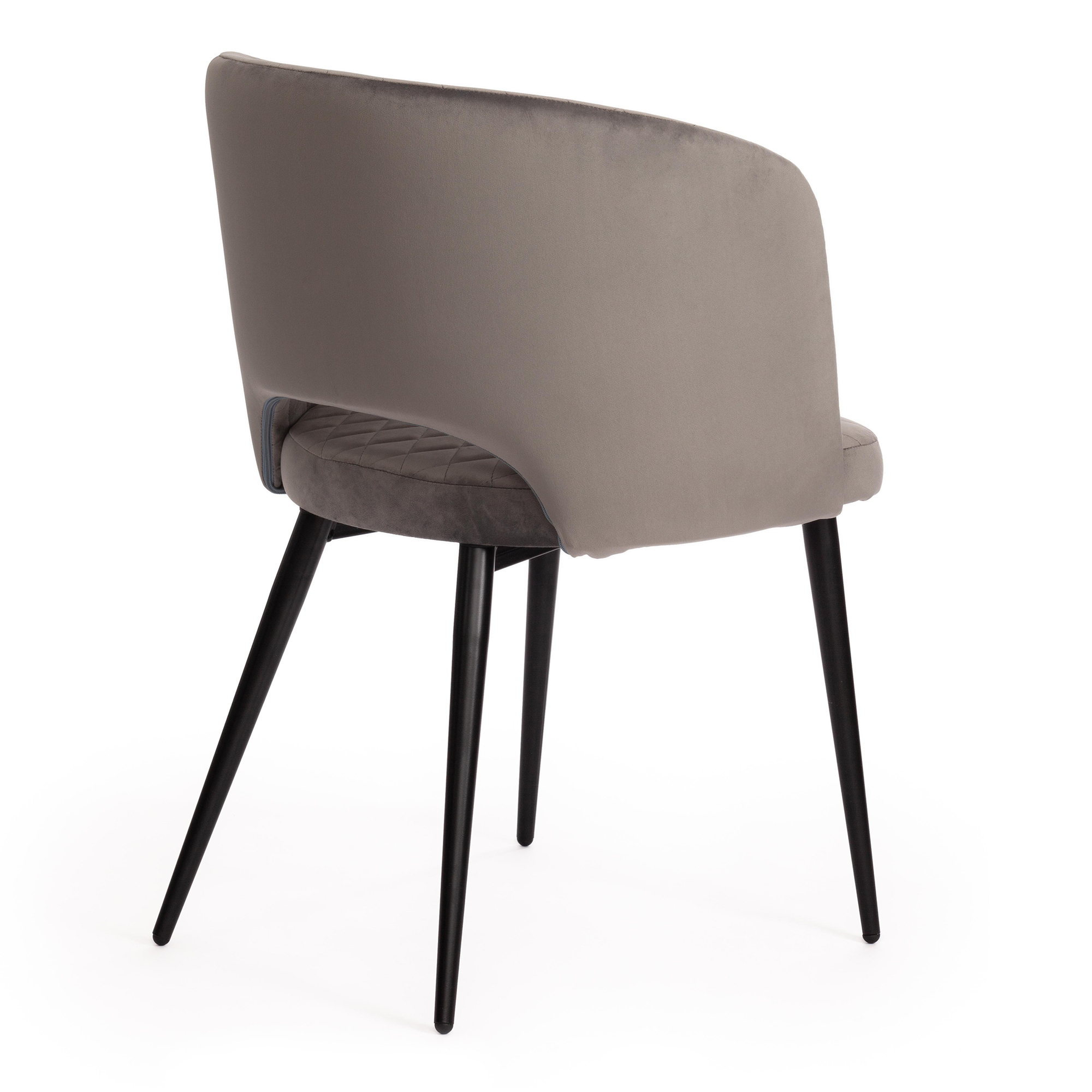 Кресло ТC 55х55х80 см Серый /черный - фото 3