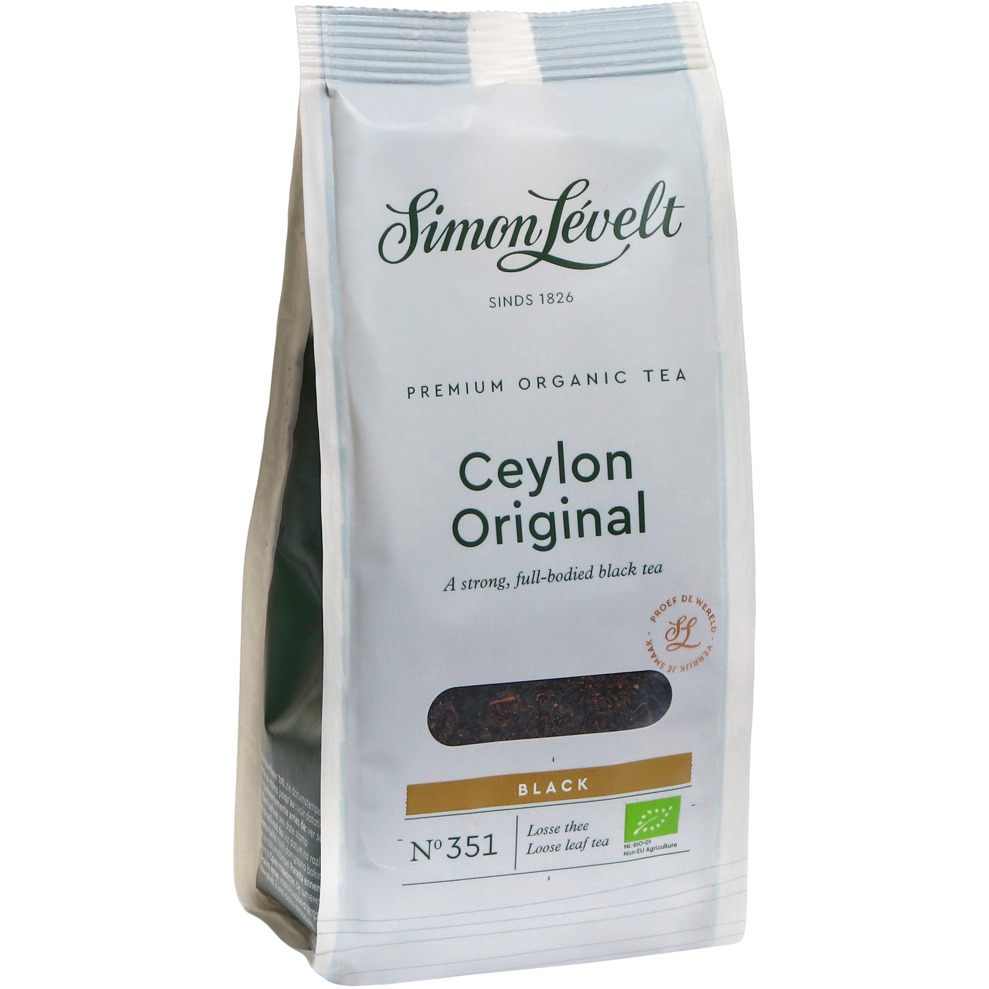 фото Чай черный simon levelt ceylon original, organic, 90 г