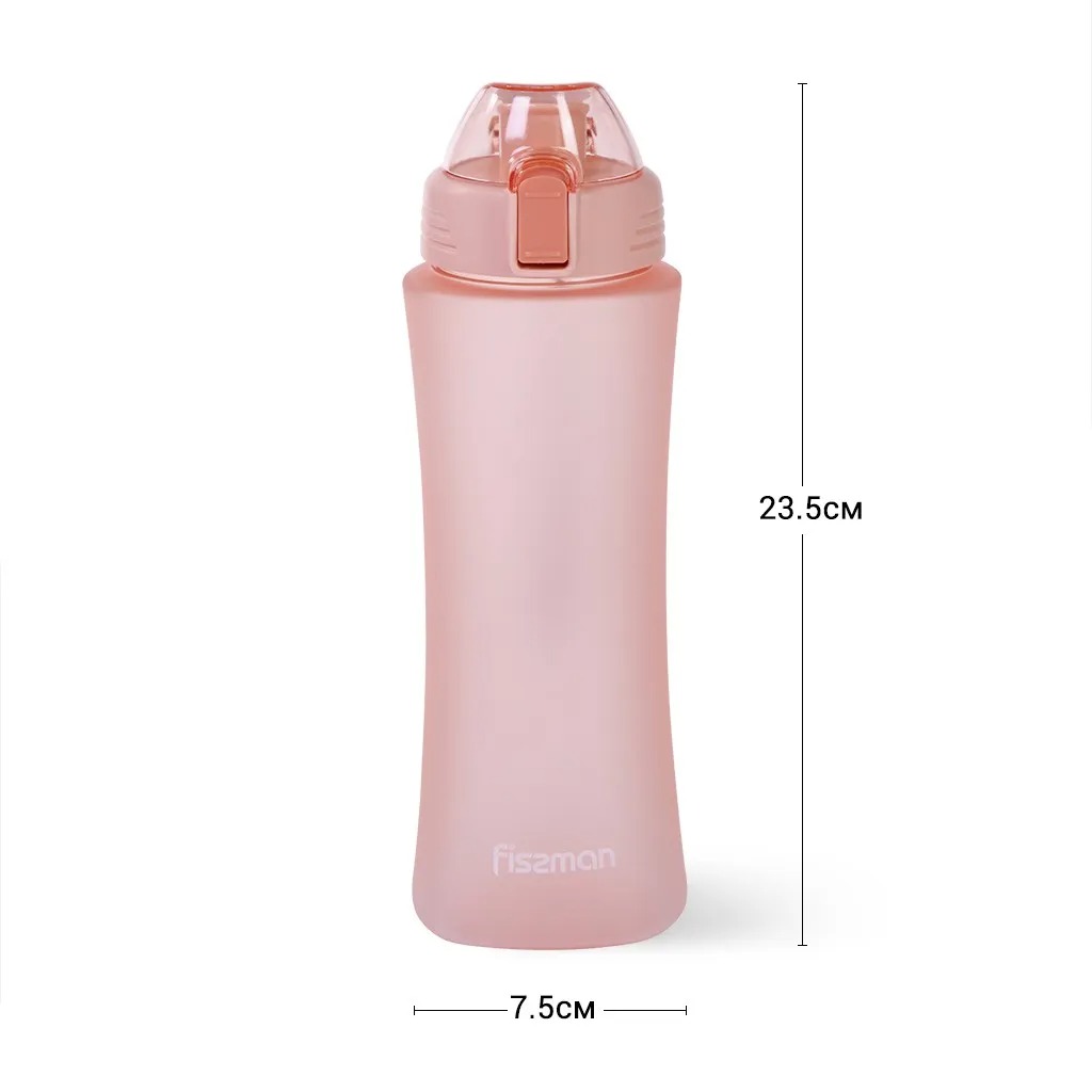 Бутылка для воды Fissman 6935 660 мл, цвет розовый - фото 3