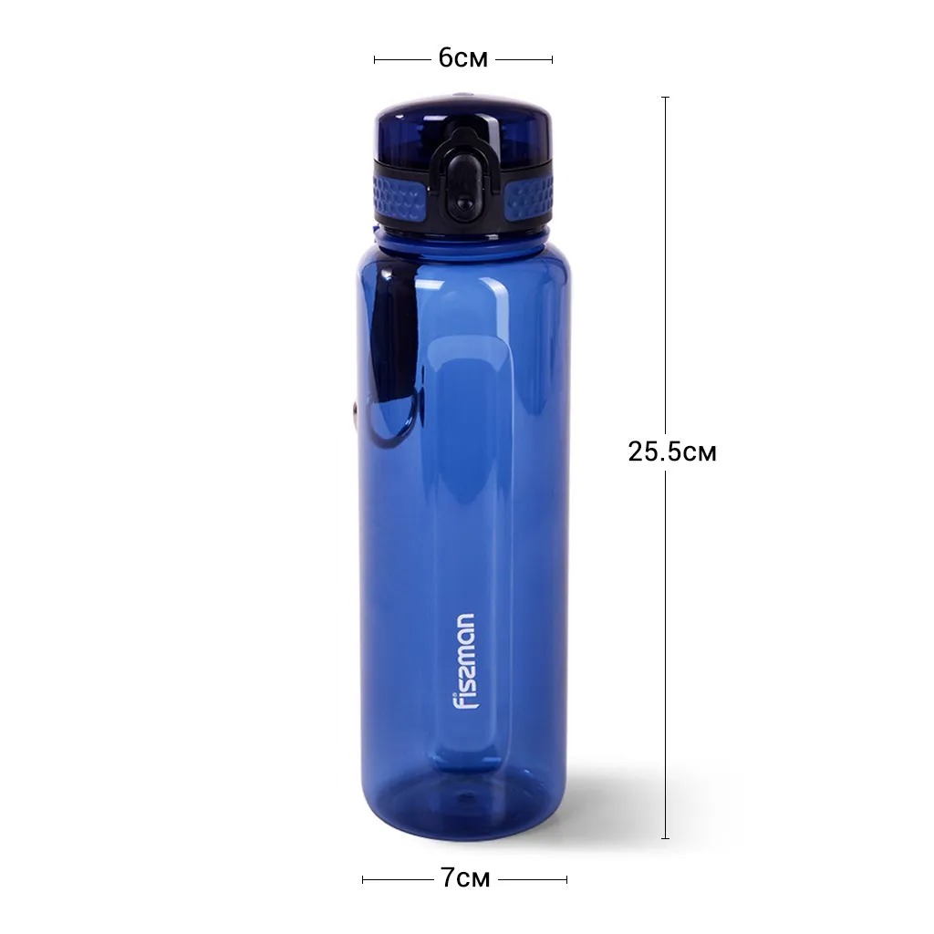 Бутылка для воды Fissman 6936 830 мл, цвет синий - фото 2