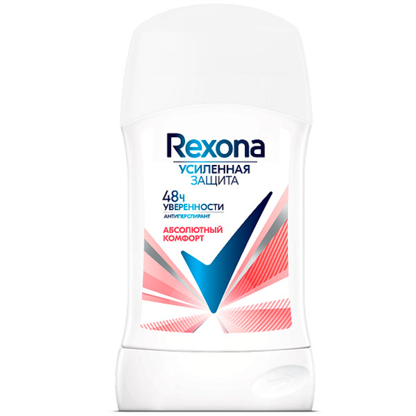 фото Антиперспирант-стик rexona абсолютный контроль женский, 40 мл