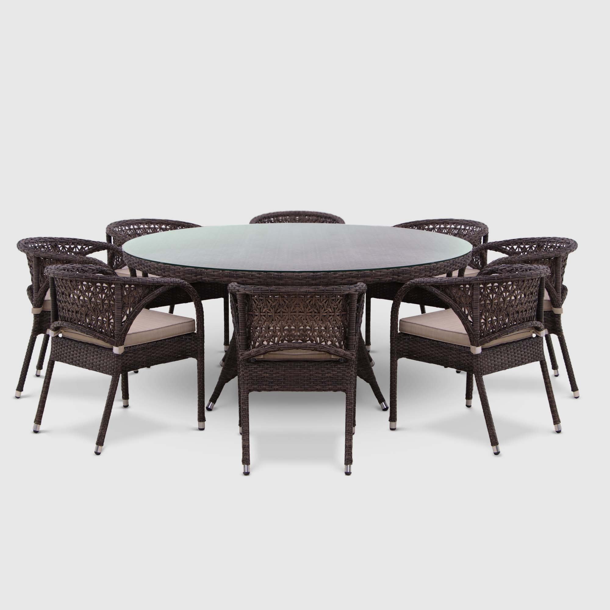 Комплект Мебели Ns Rattan TM-8TCH 9 предметов, цвет коричневый, размер 55х55х70 см