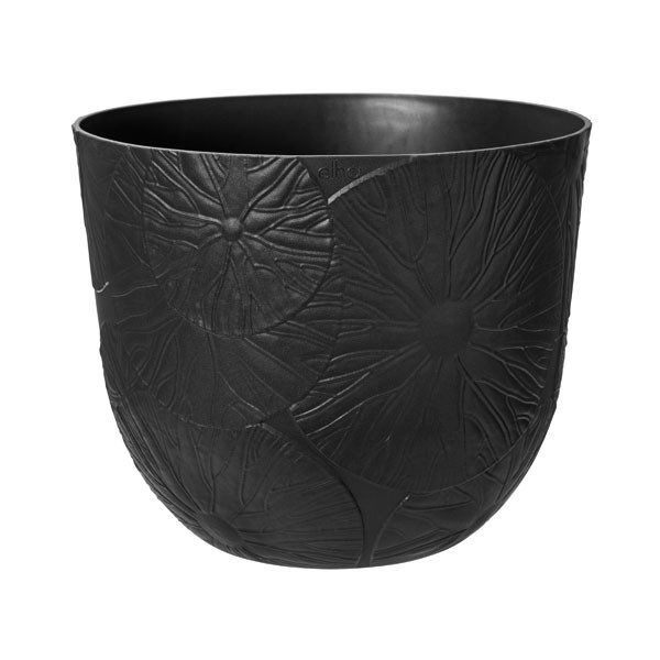 Кашпо Elho fuente lily 30см чёрное, цвет черный - фото 1