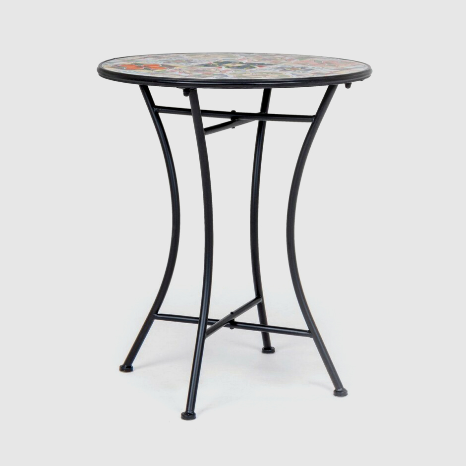 Столик кофейный Bizzotto Paloma D60, цвет черный