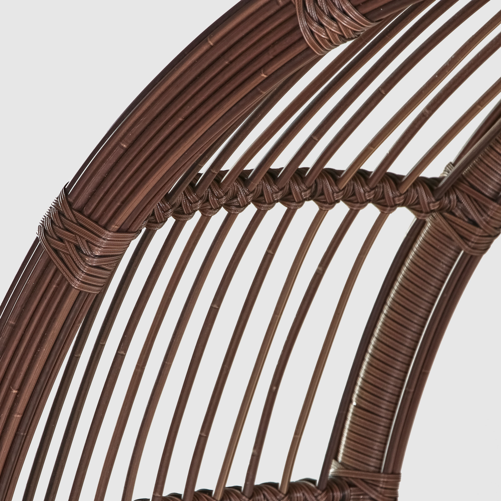 Кресло круглое подвесное NS RATTAN/MAVI luna 155х230 см, цвет коричневый - фото 9