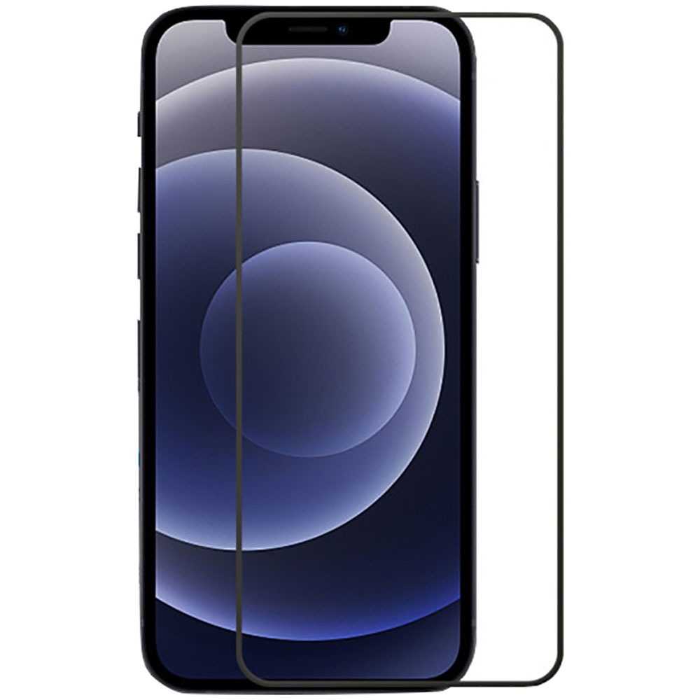 Защитная плёнка X-ONE Extreme 7H Coverage для iPhone 13/13 Pro, чёрная рамка, цвет черный