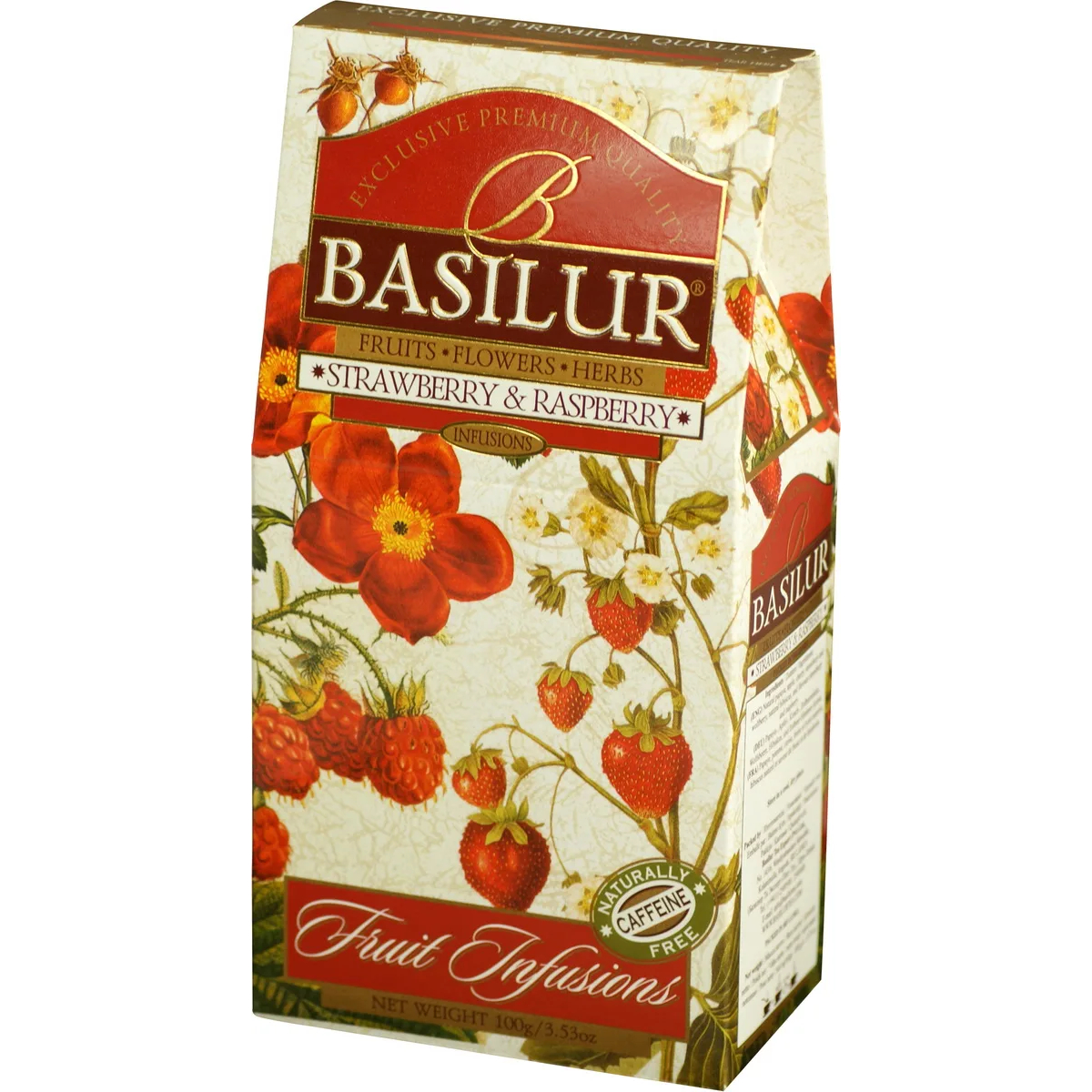 

Чай черный Basilur Фруктовое вдохновение Клубника и Малина, 100 г