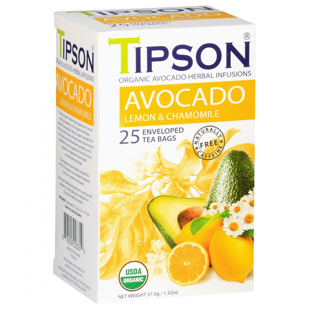 Чай органический Tipson Лимон и Ромашка, 25 пакетиков