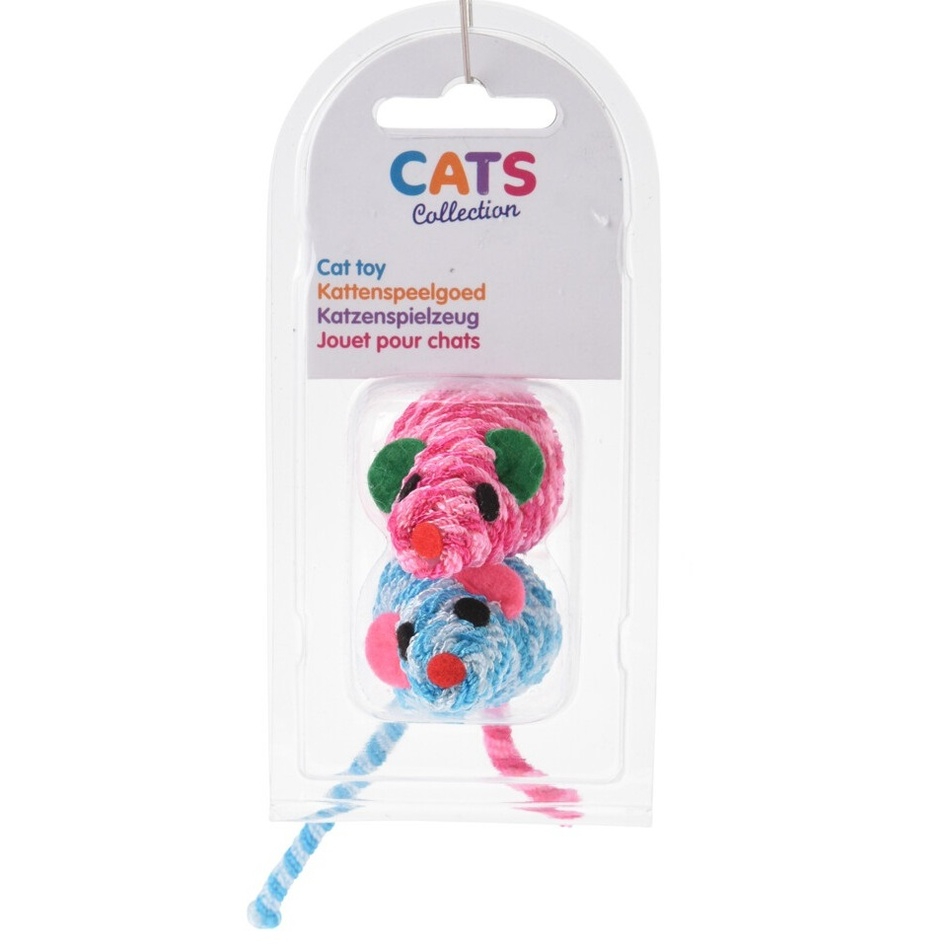 Игрушка для кошек Koopman набор мышей, 2 шт, в ассортименте игрушка шарики для наполнения водой koopman