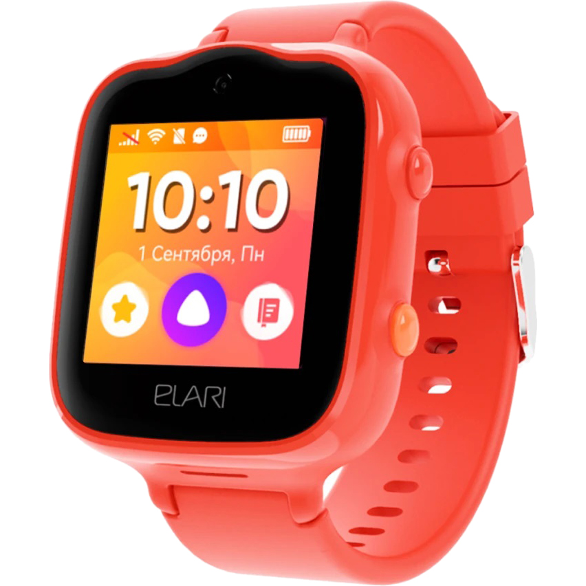 Смарт-часы Elari KidPhone 4G Bubble красный