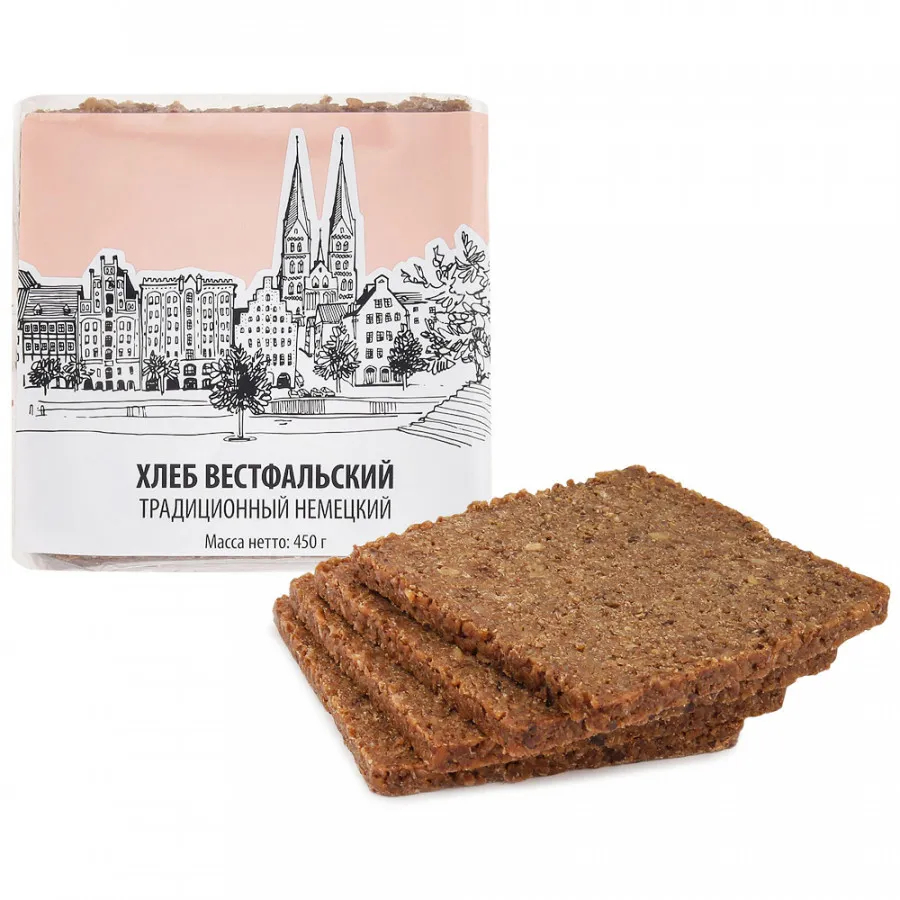 Хлеб вестфальский Old Town традиционный немецкий, 450 г