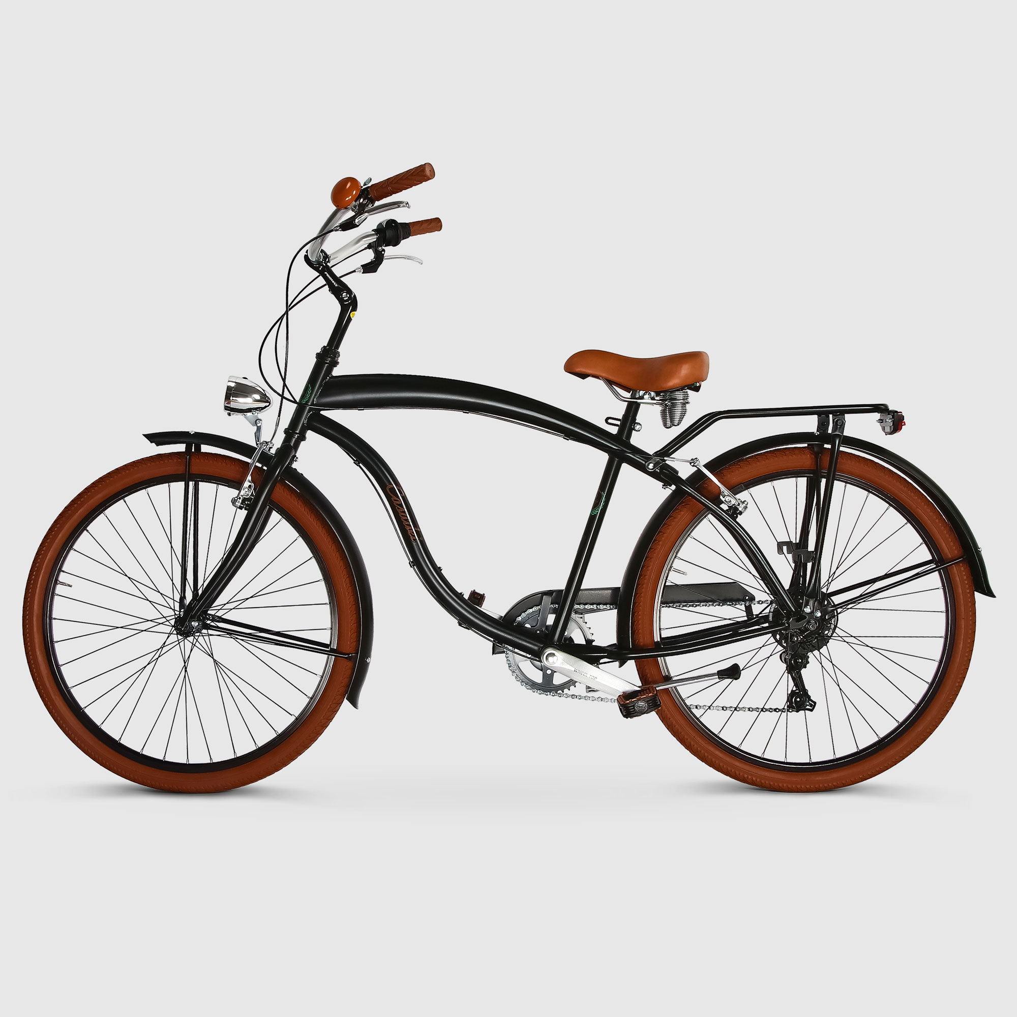 фото Велосипед casadei beach cruiser 26 дюймов черный матовый